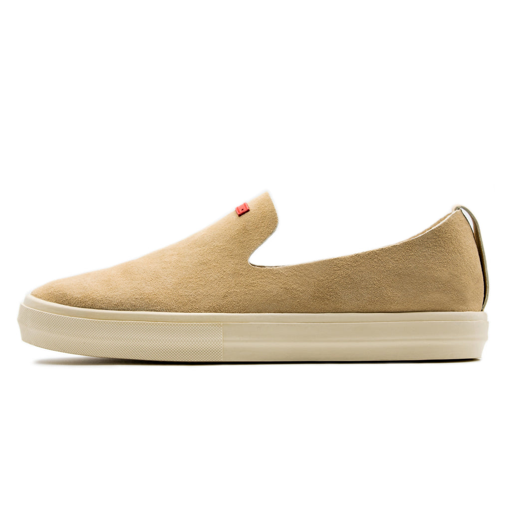 Glover / Tan Pig Suede / White