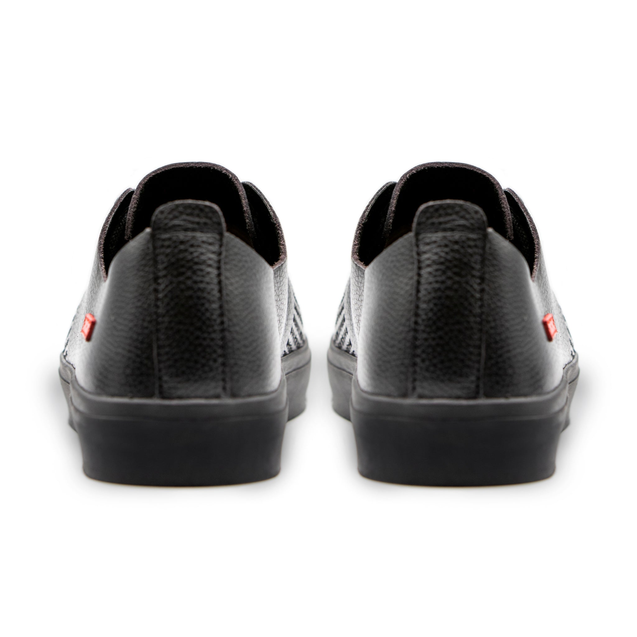 Seika Black Full-Grain Leather / Black