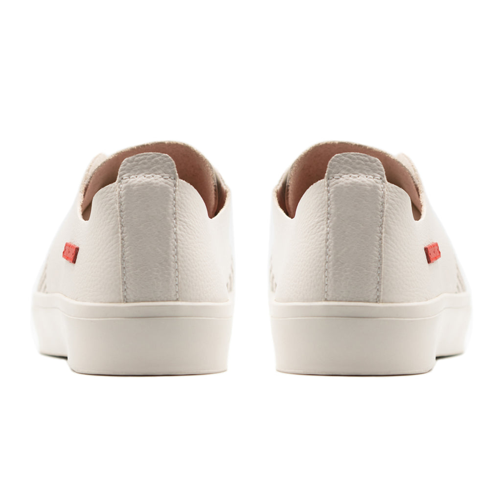 Seika / Light Bone Grey Full-Grain Leather