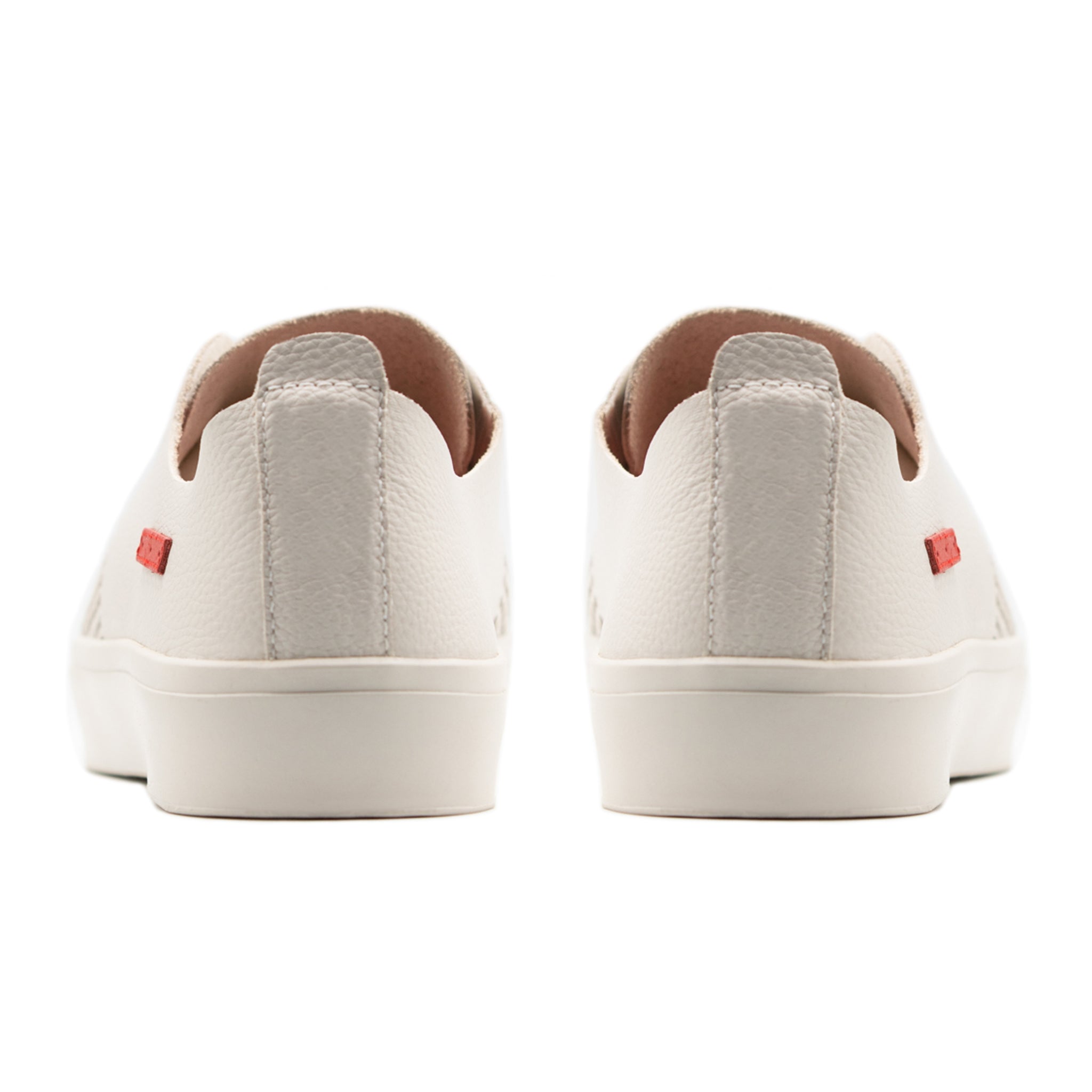 Seika / Light Bone Grey Full-Grain Leather