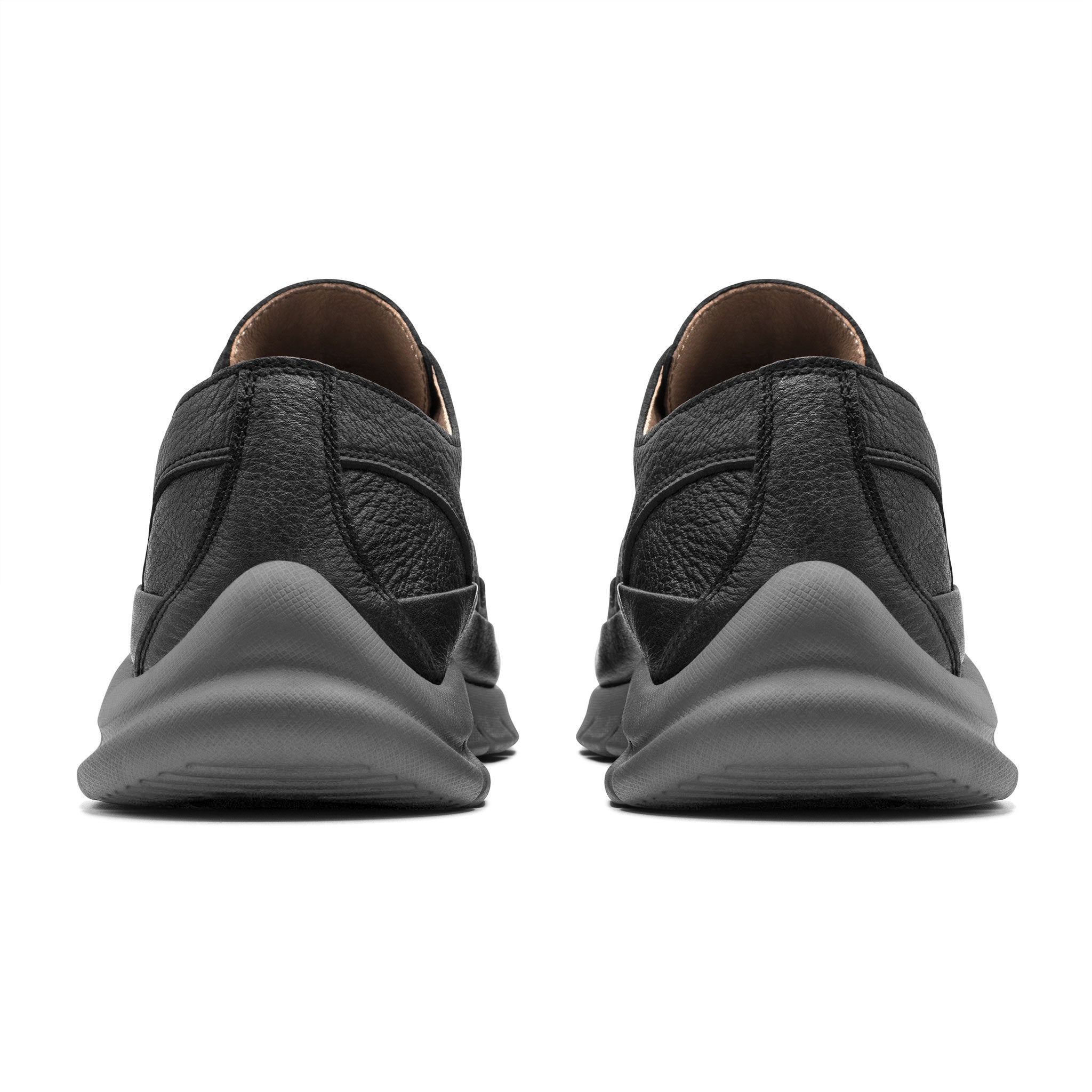 Sisero / Black Full-Grain Leather / Grey