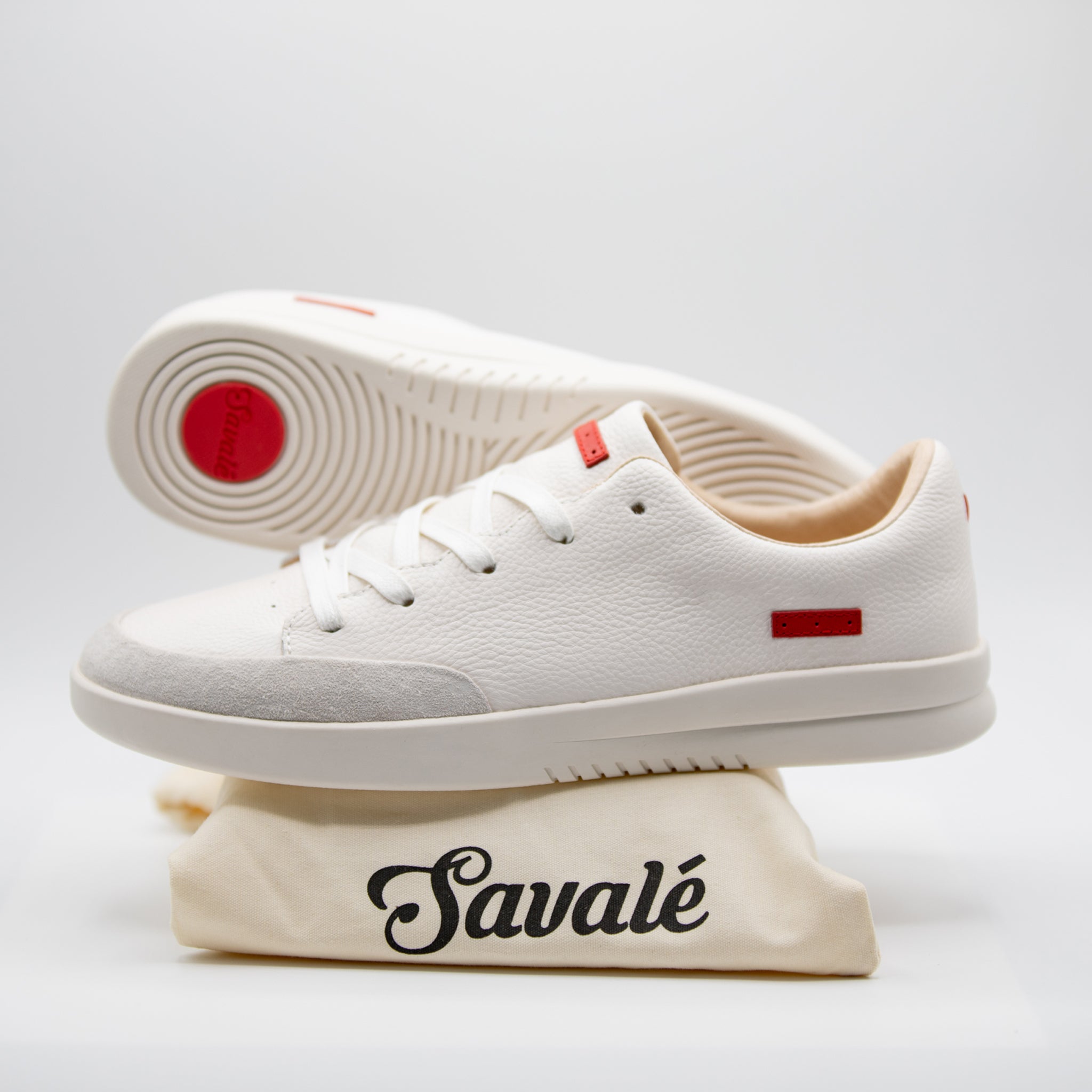 Stanley / White Full-Grain Leather