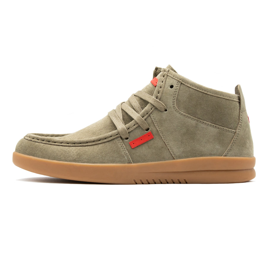 Wallace Olive Pig Suede / Gum